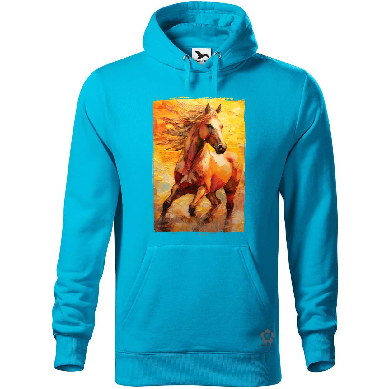 Ló olajfestmény v2 egyedi  pulóver 