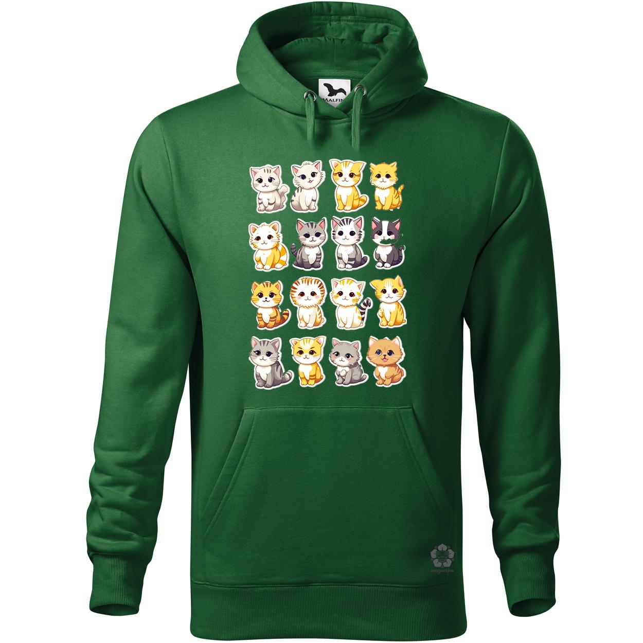 Macska kollázs v8 egyedi  pulóver 