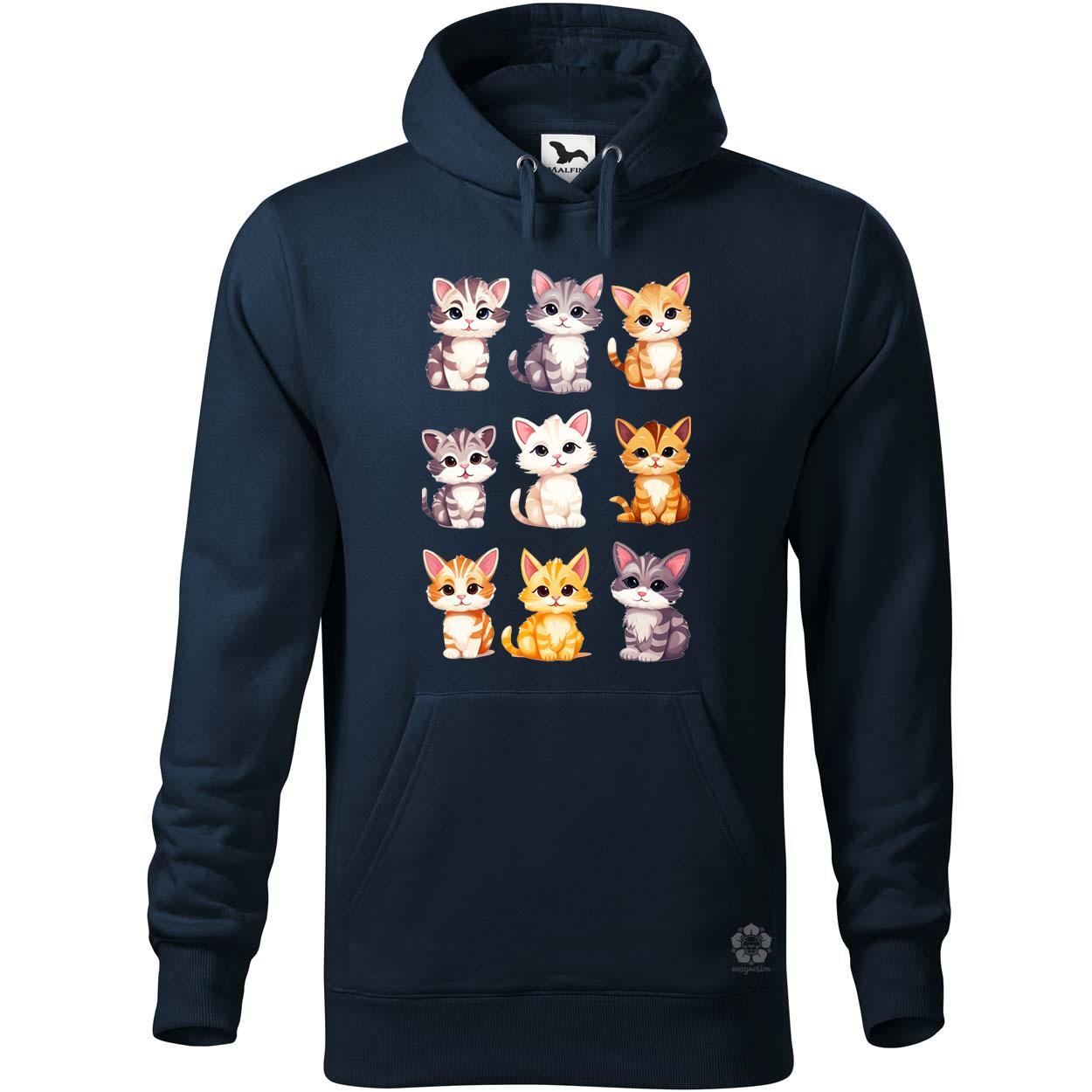 Macska kollázs v12 egyedi  pulóver 
