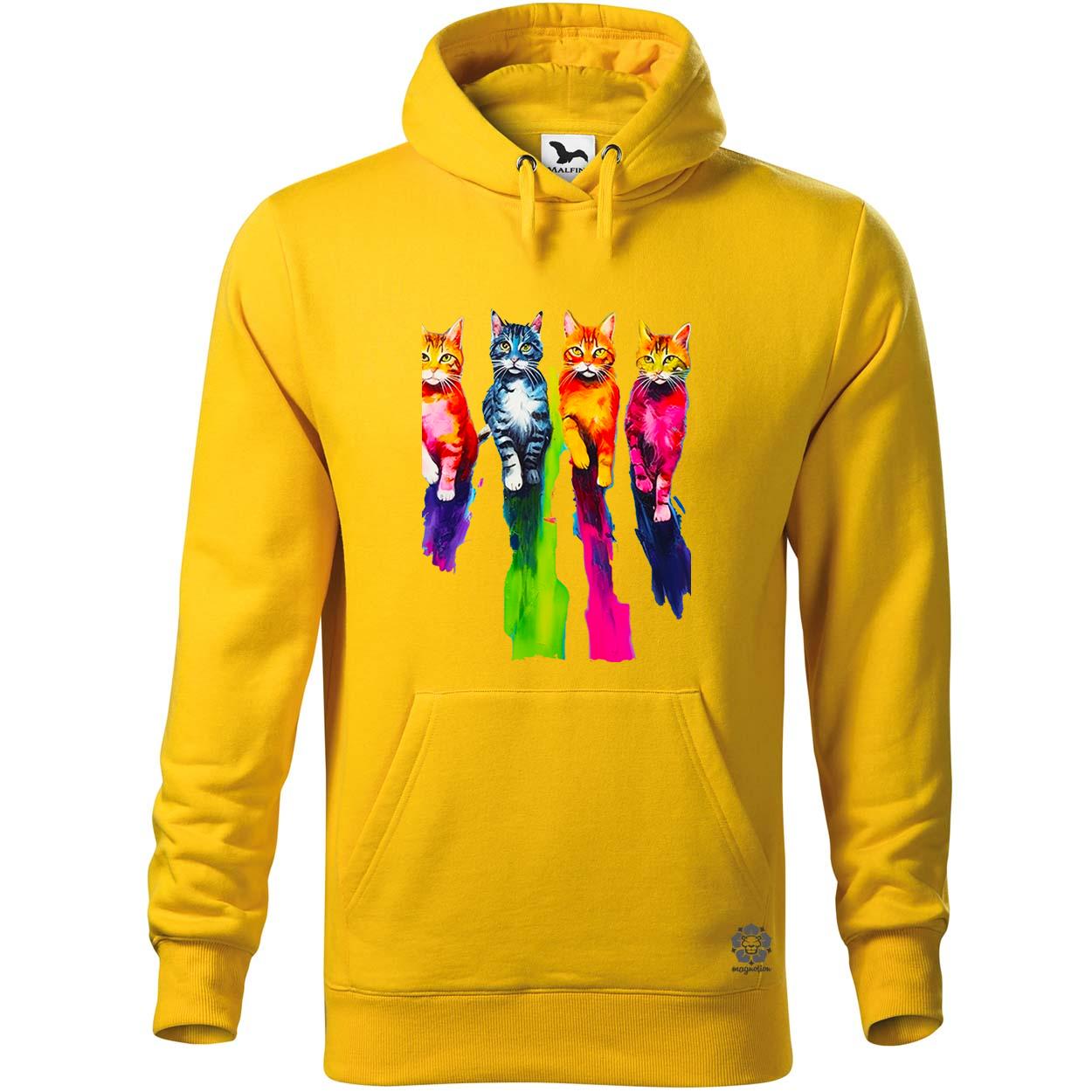 Macskák úton v3 egyedi  pulóver 