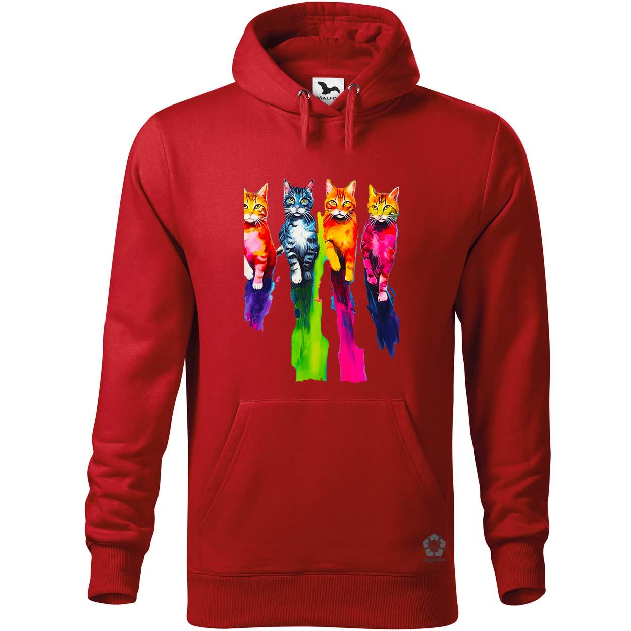 Macskák úton v3 egyedi  pulóver 