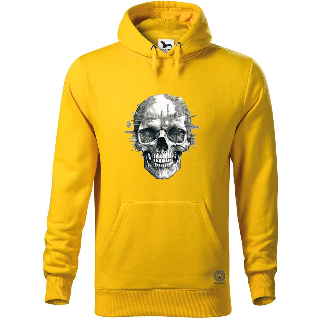 Mechanikus koponya v3 egyedi  pulóver 