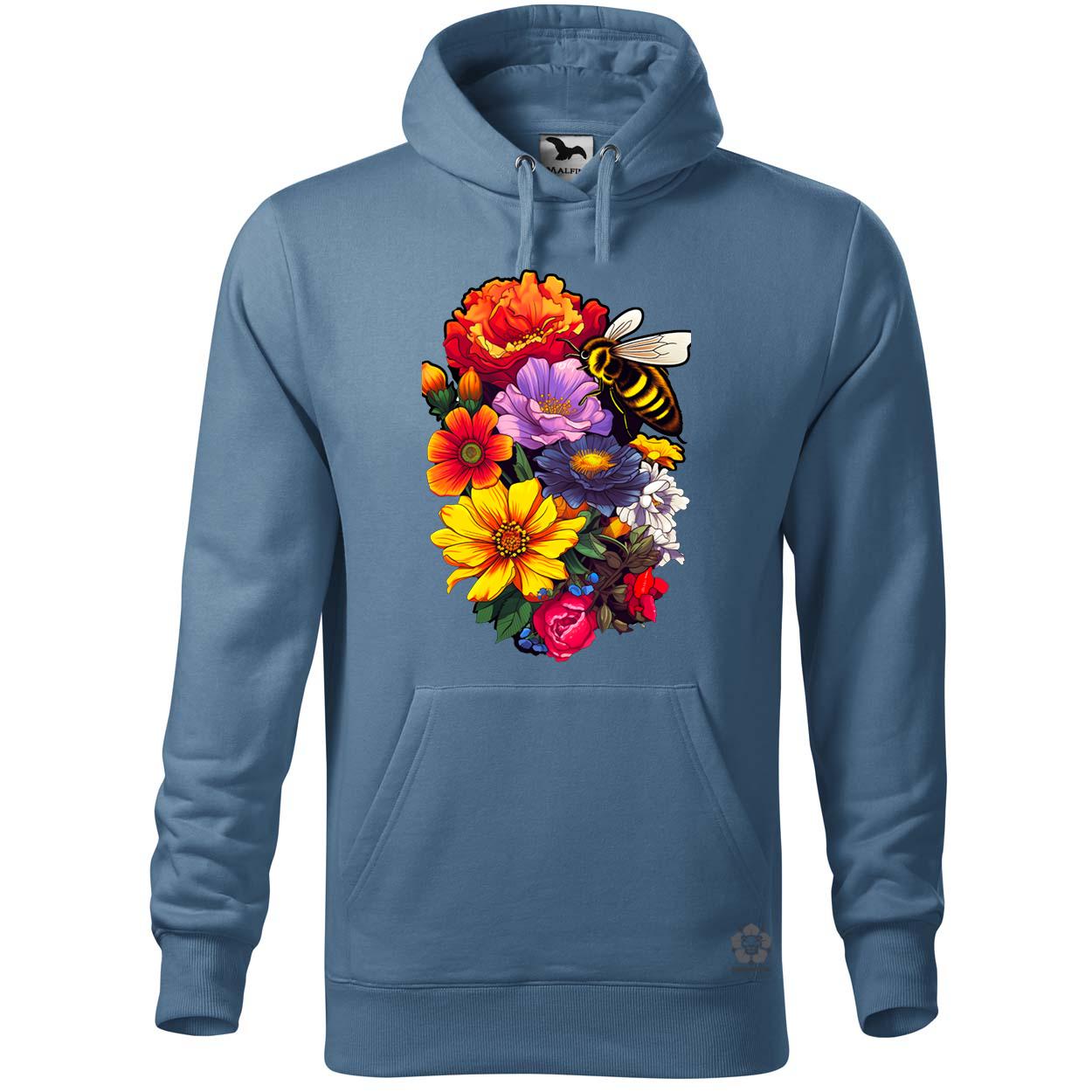 Méh és virágok v3 egyedi  pulóver 