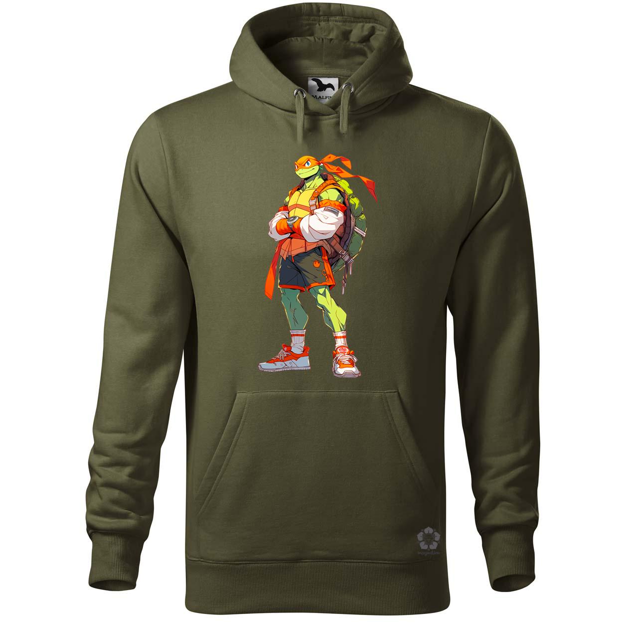 Michelangelo anime fanart v1 egyedi  pulóver 