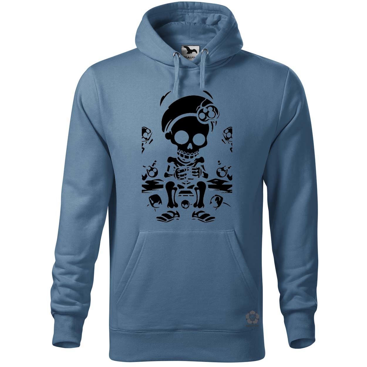 Minimál gamer koponya v4 egyedi  pulóver 