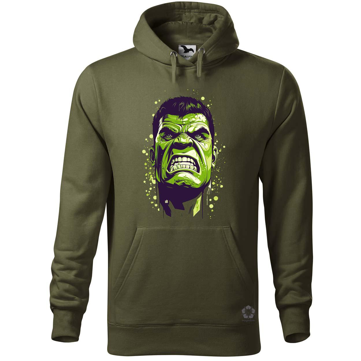 Minimál Hulk v2 egyedi  pulóver 