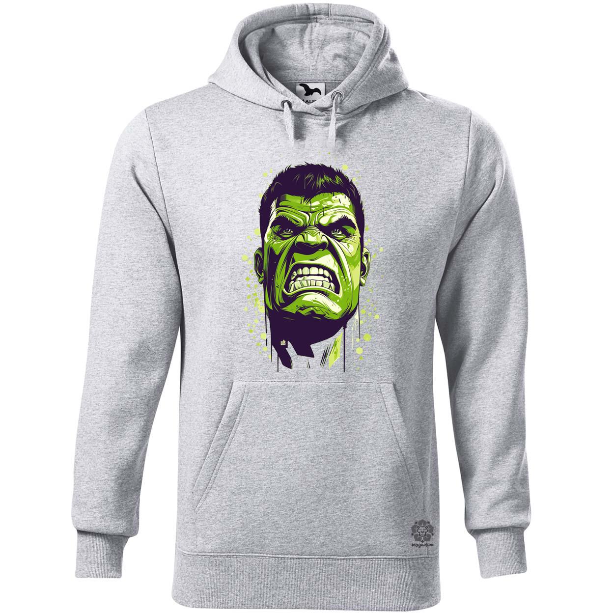 Minimál Hulk v2 egyedi  pulóver 