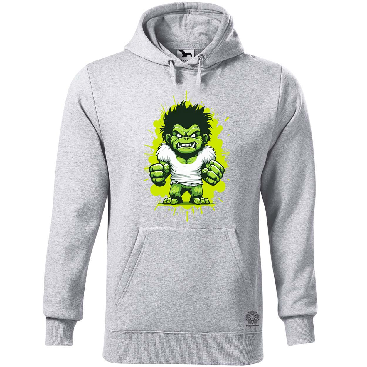 Minimál Hulk v4 egyedi  pulóver 
