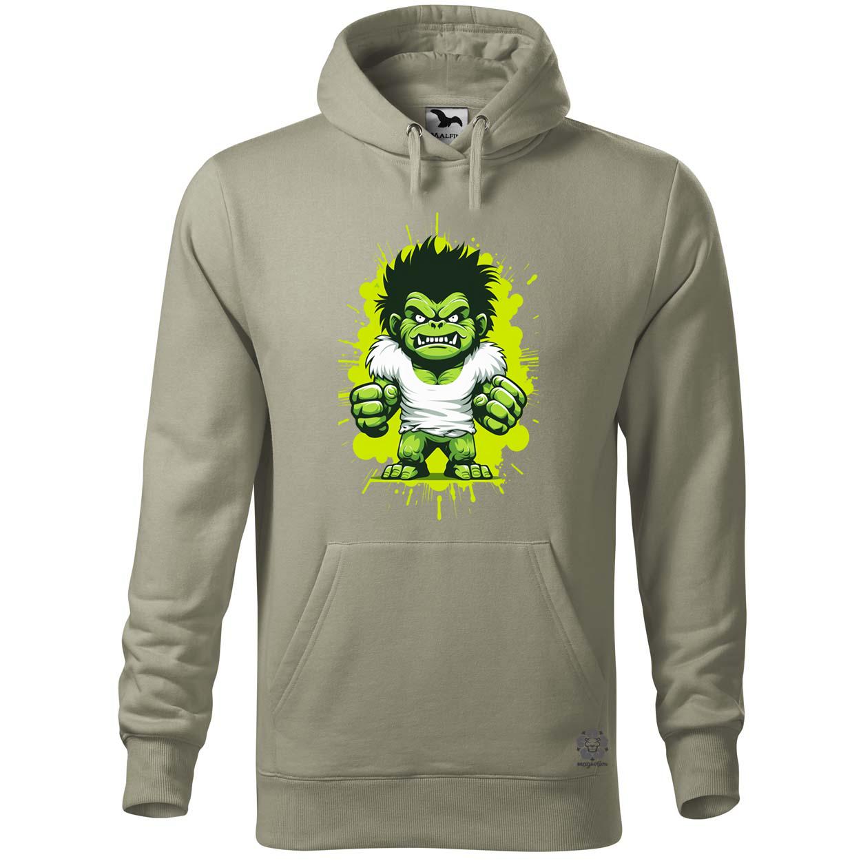 Minimál Hulk v4 egyedi  pulóver 