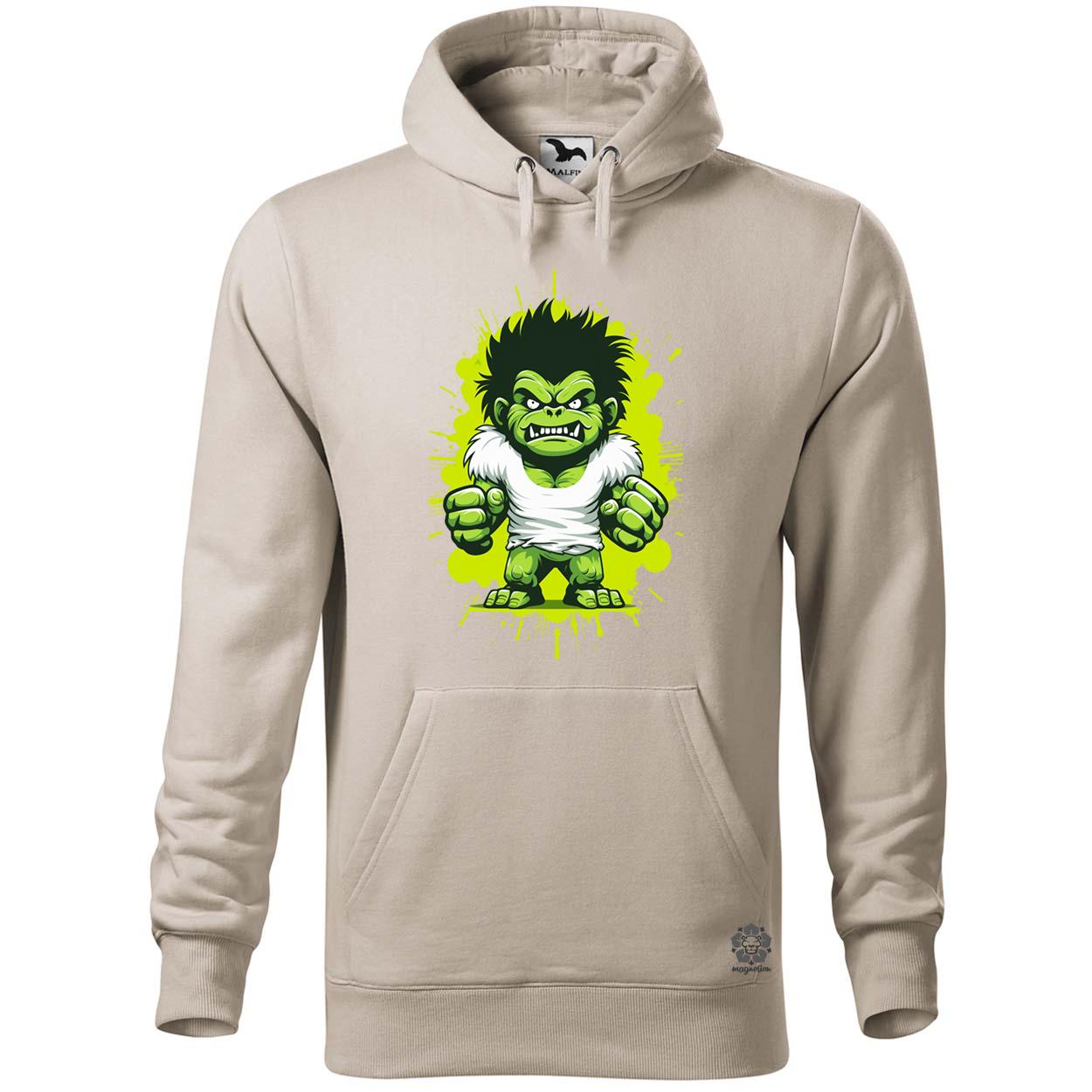 Minimál Hulk v4 egyedi  pulóver 