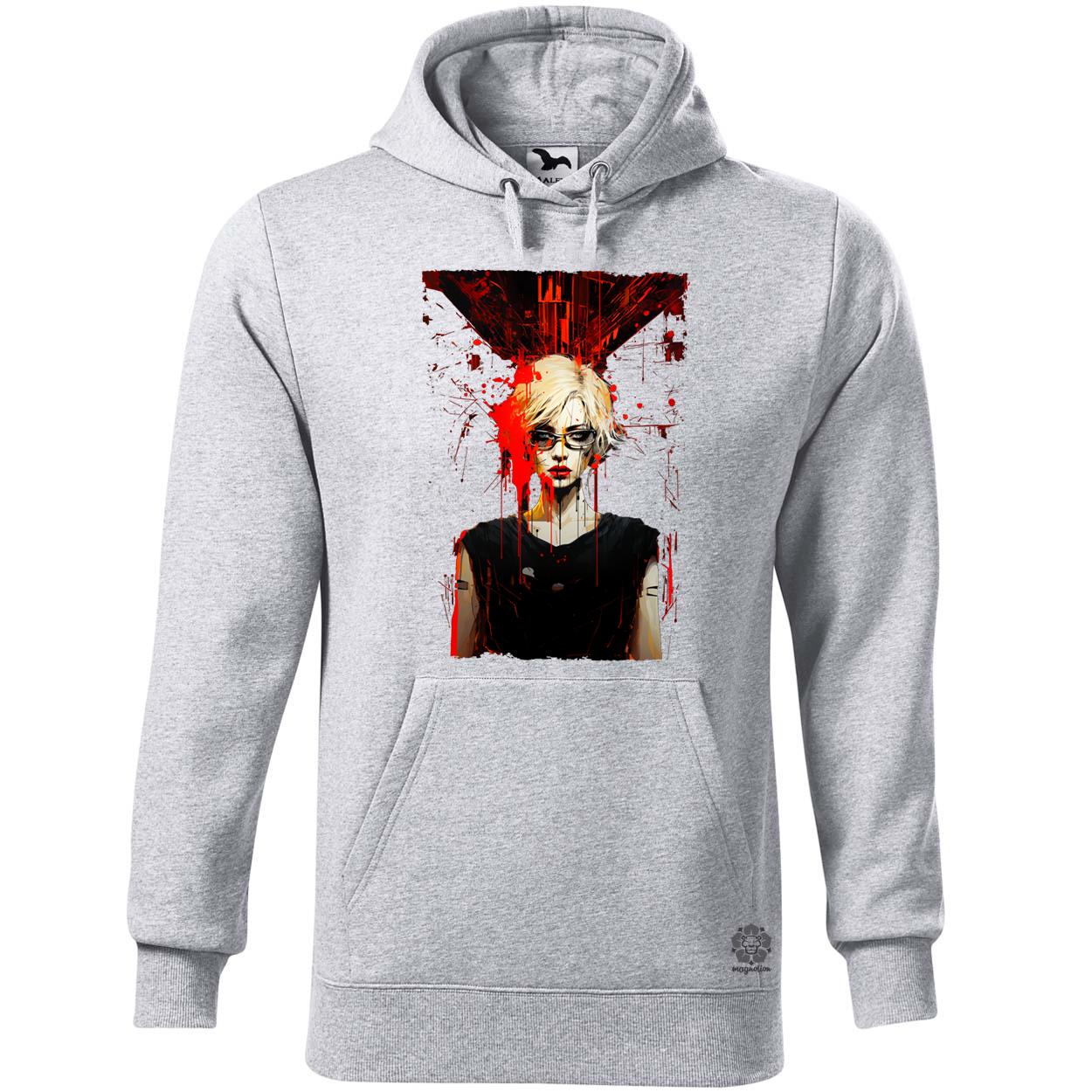 Minimál retrópunk v2 egyedi  pulóver 