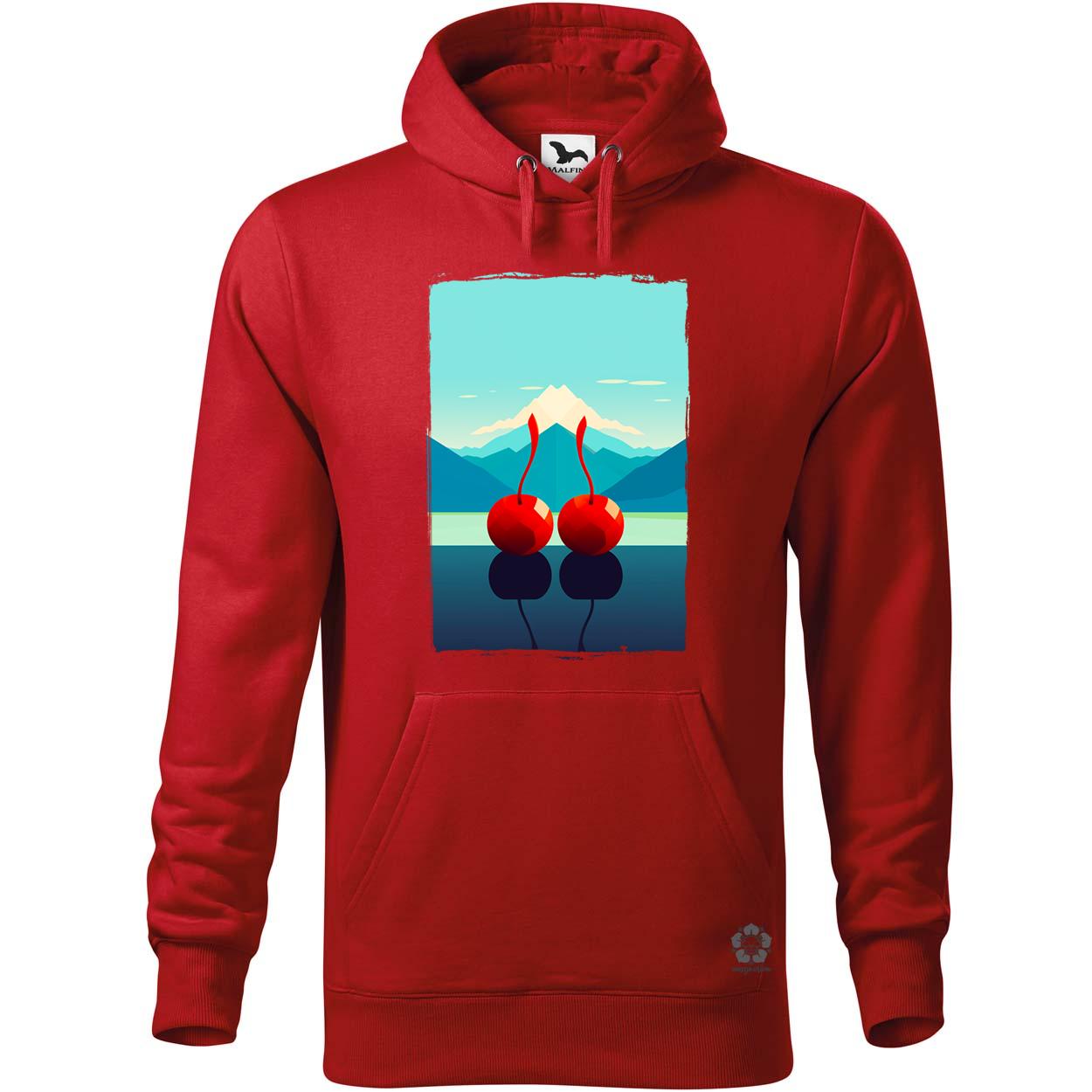 Minimál cseresznye v4 egyedi  pulóver 