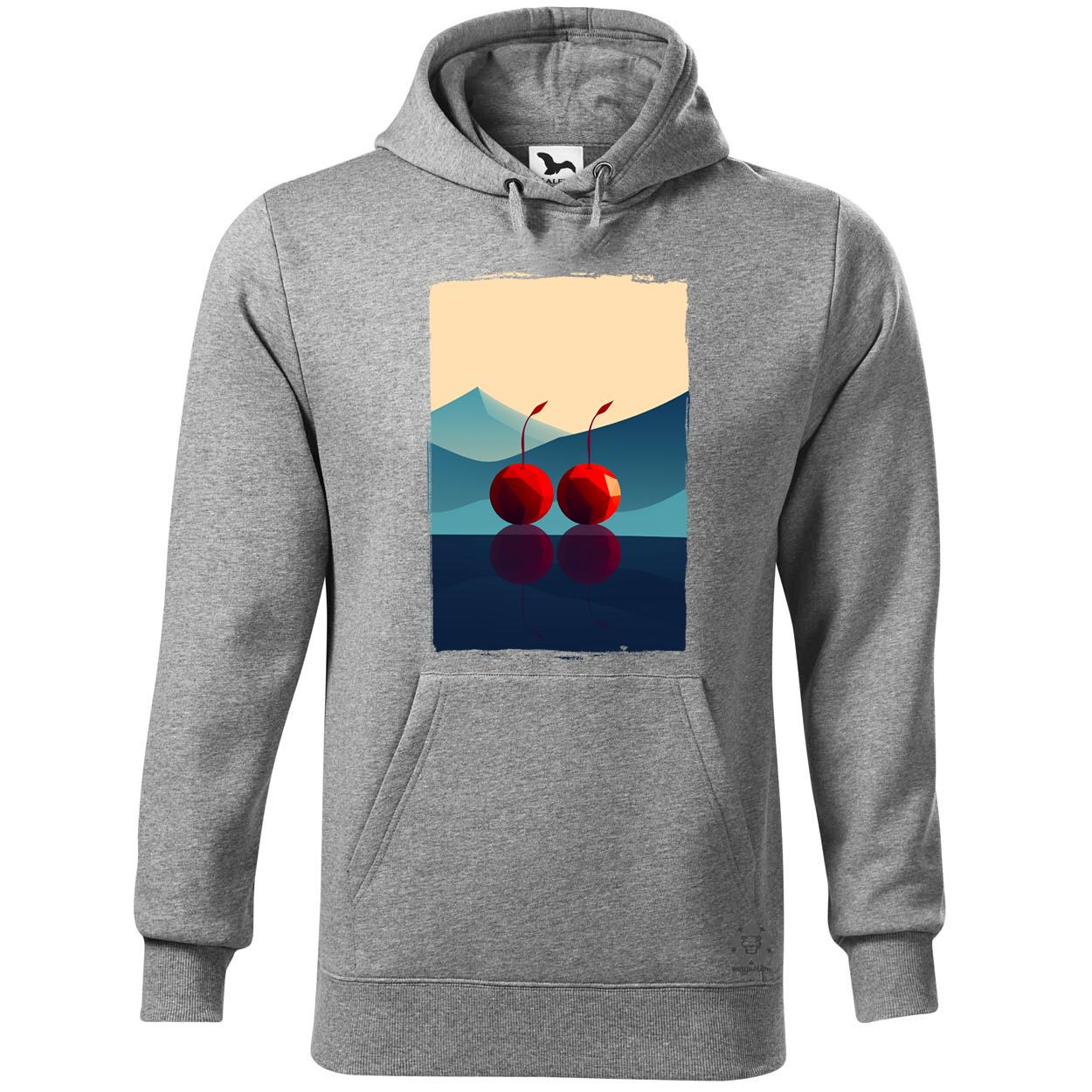 Minimál cseresznye v5 egyedi  pulóver 