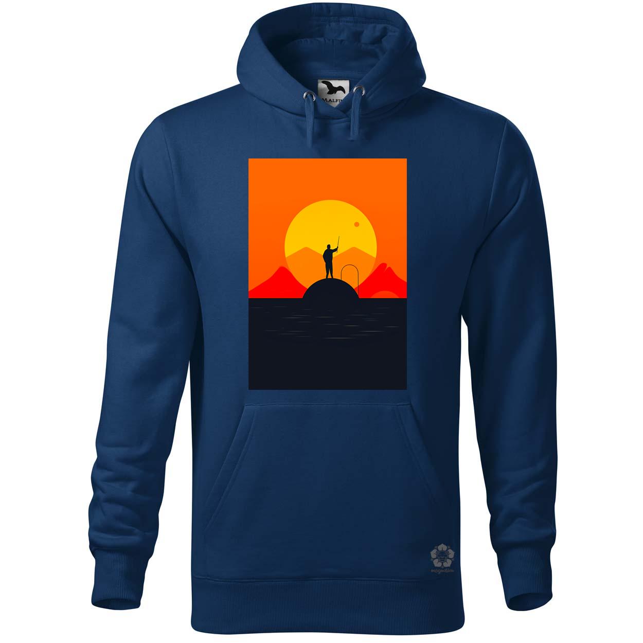 Minimalista horgászás v4 egyedi  pulóver 