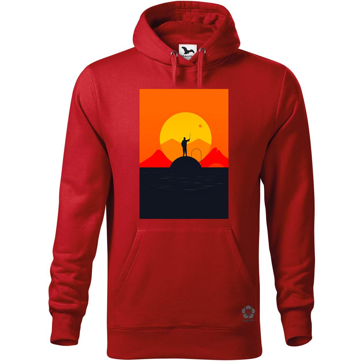 Minimalista horgászás v4 egyedi  pulóver 