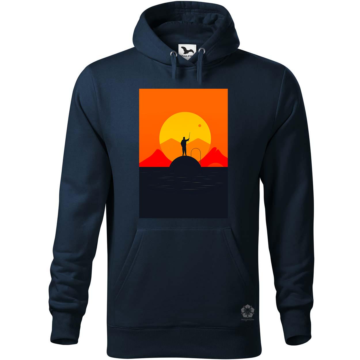 Minimalista horgászás v4 egyedi  pulóver 