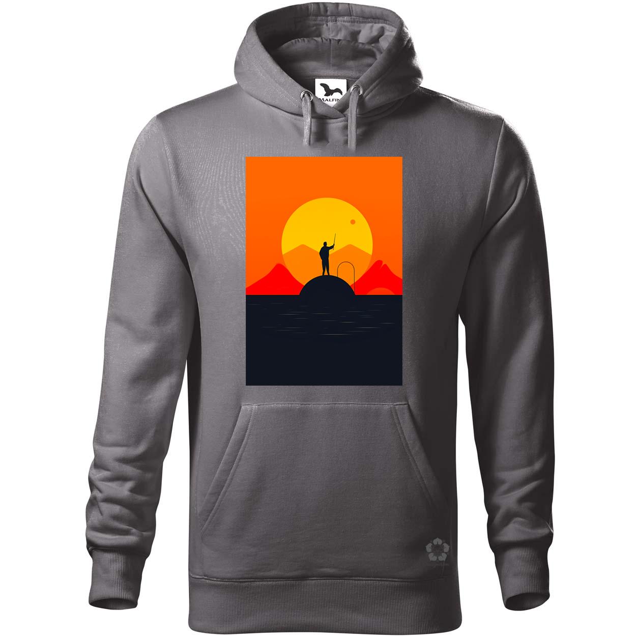 Minimalista horgászás v4 egyedi  pulóver 