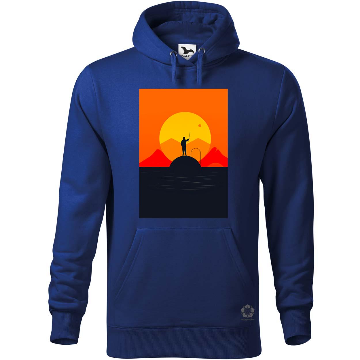 Minimalista horgászás v4 egyedi  pulóver 