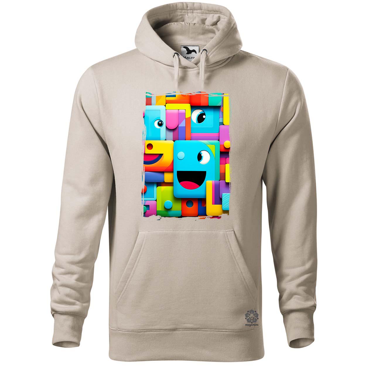 Mosolygó formák v1 egyedi  pulóver 