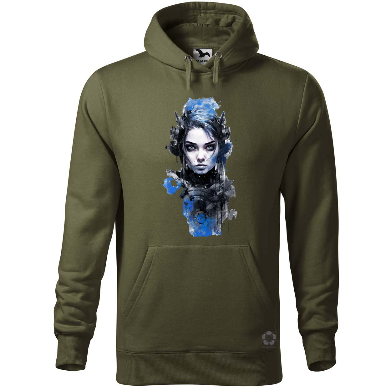 Neo noir cyberpunk portré v1 egyedi  pulóver 