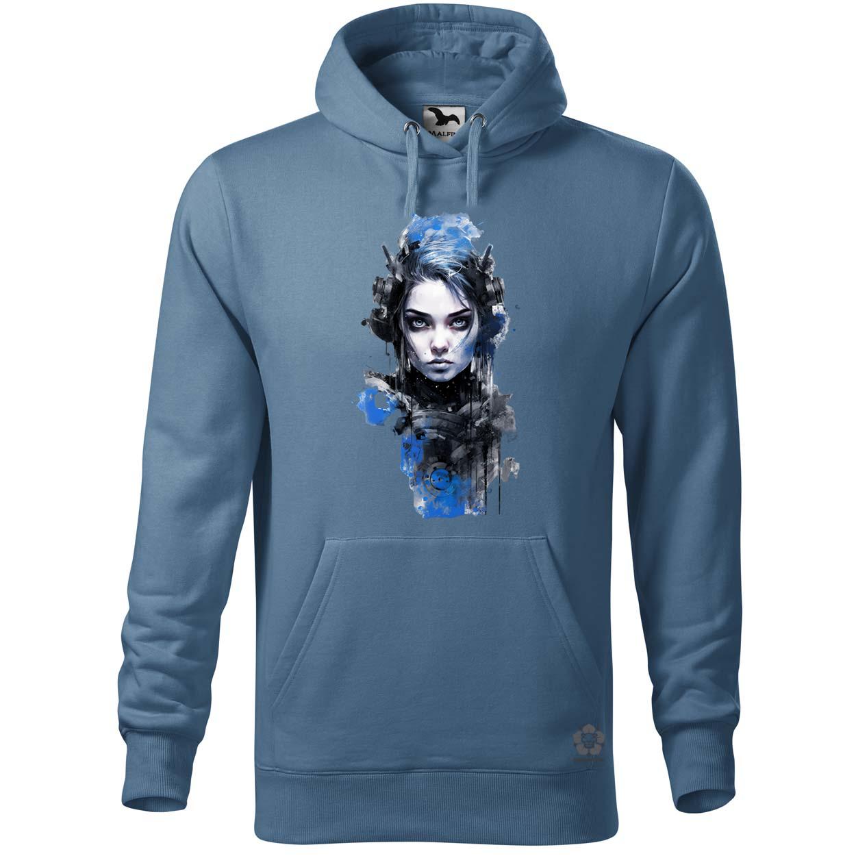 Neo noir cyberpunk portré v1 egyedi  pulóver 