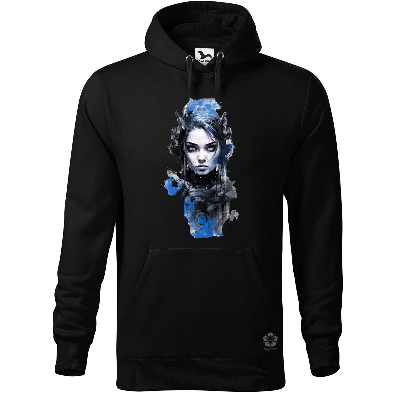 Neo noir cyberpunk portré v1 egyedi  pulóver 