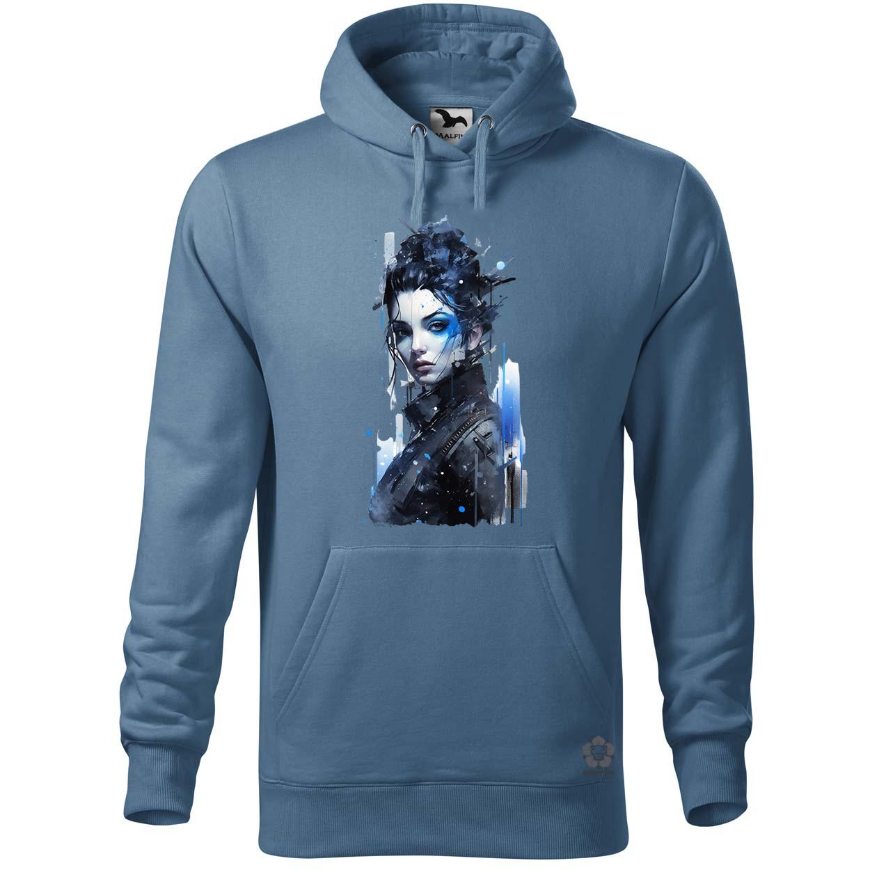 Neo noir cyberpunk portré v3 egyedi  pulóver 