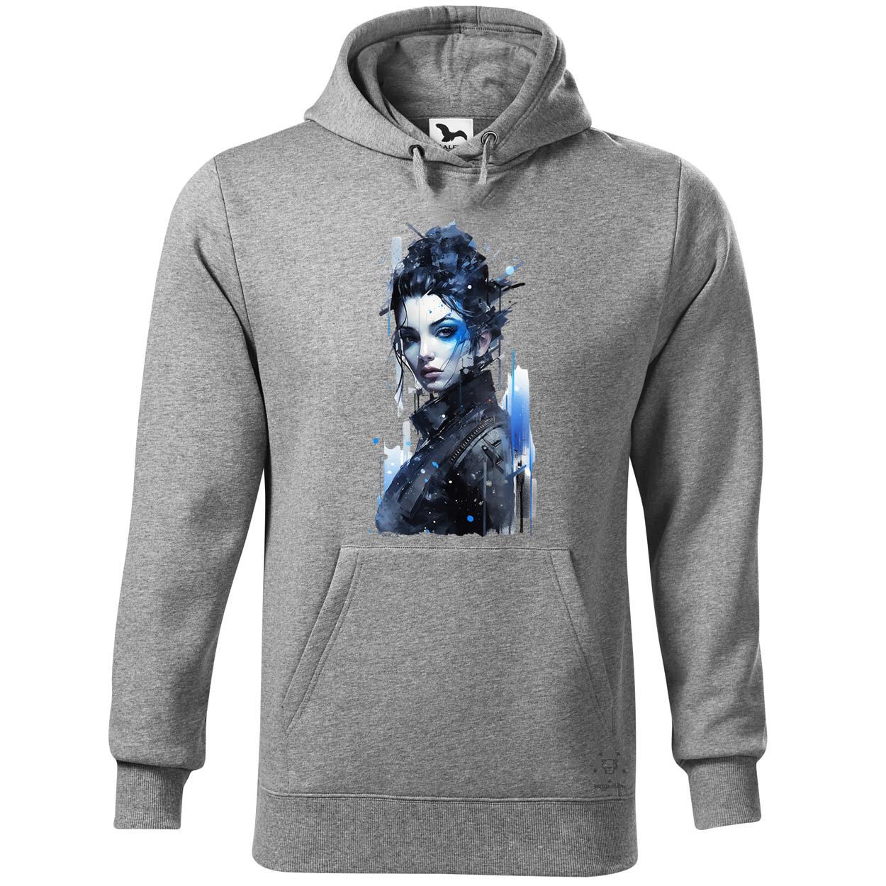 Neo noir cyberpunk portré v3 egyedi  pulóver 