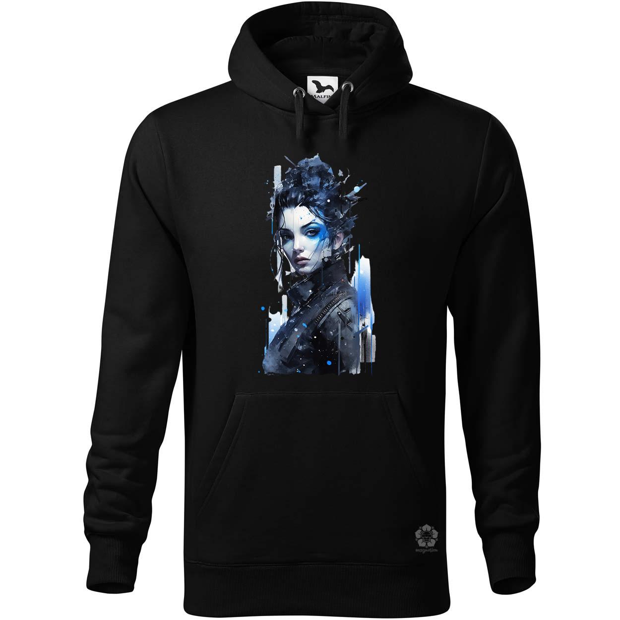 Neo noir cyberpunk portré v3 egyedi  pulóver 