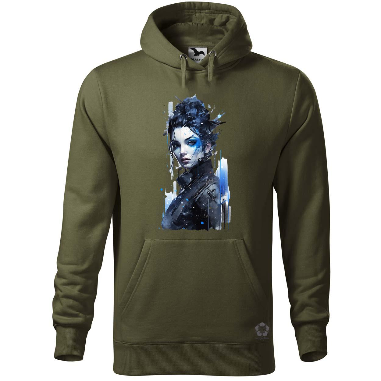 Neo noir cyberpunk portré v3 egyedi  pulóver 