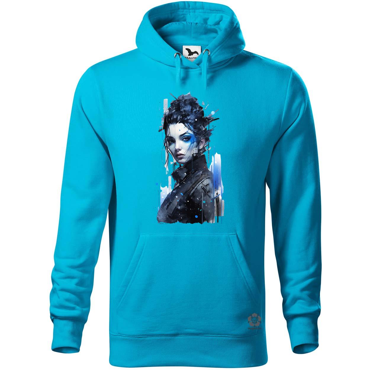 Neo noir cyberpunk portré v3 egyedi  pulóver 