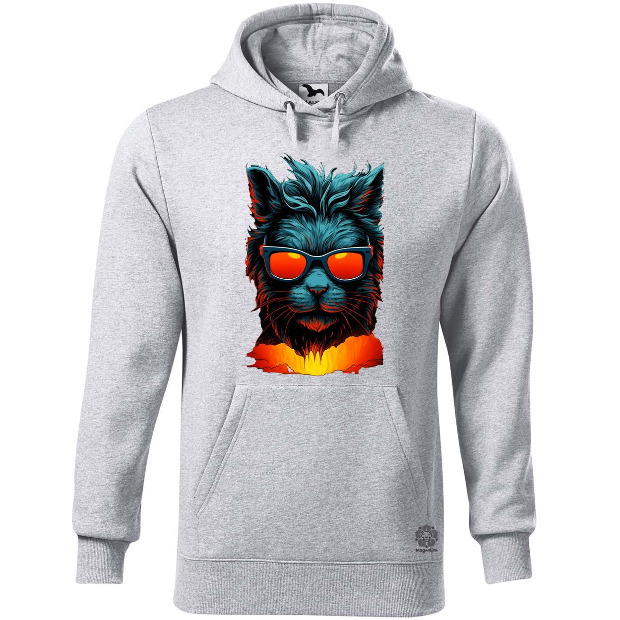 Neon macska v1 egyedi  pulóver 