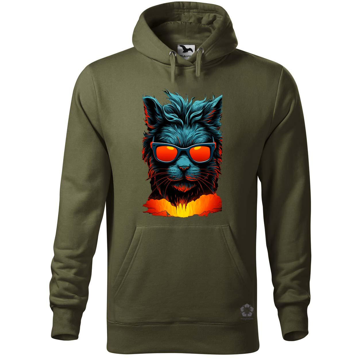 Neon macska v1 egyedi  pulóver 