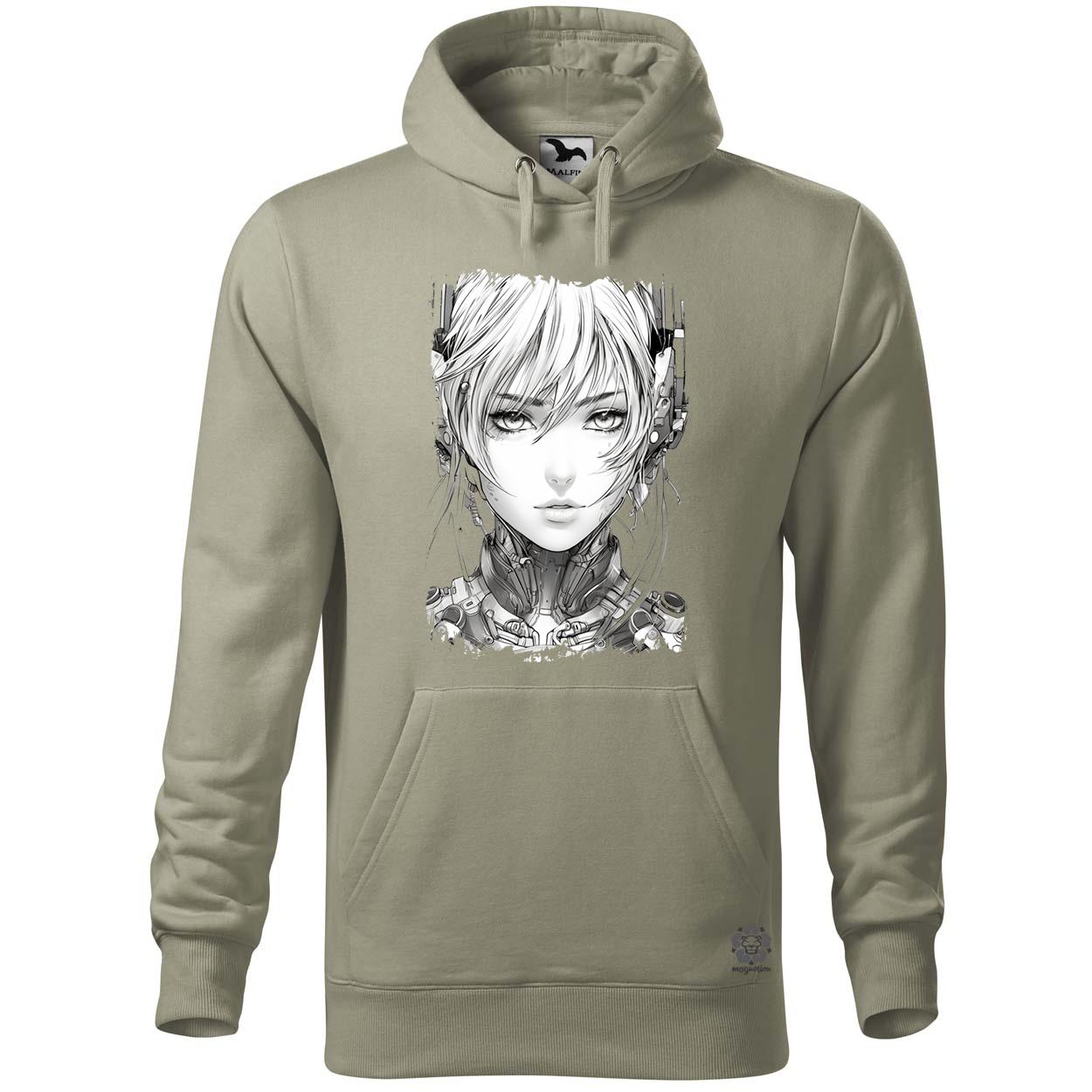 Női anime kiborg v1 egyedi  pulóver 