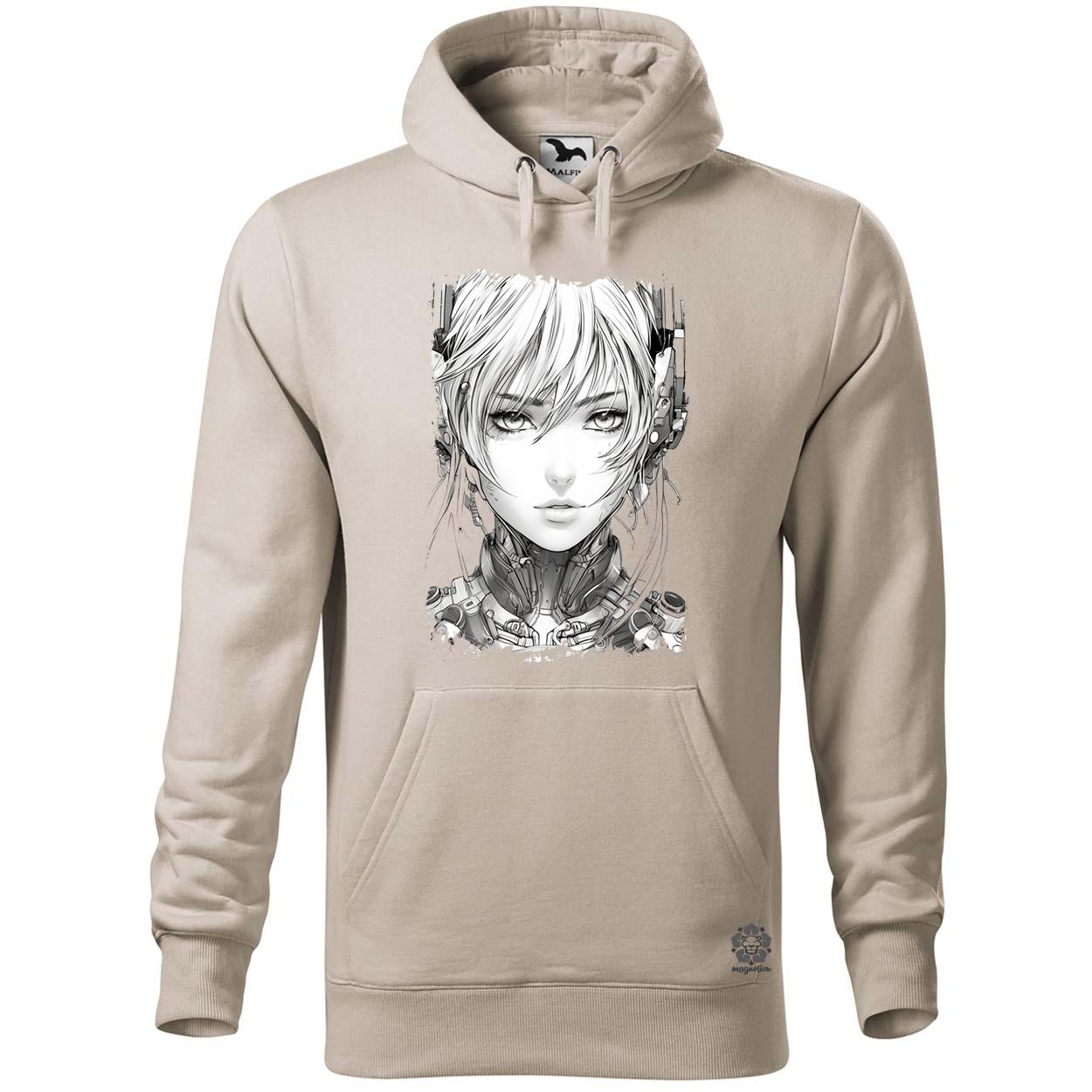 Női anime kiborg v1 egyedi  pulóver 