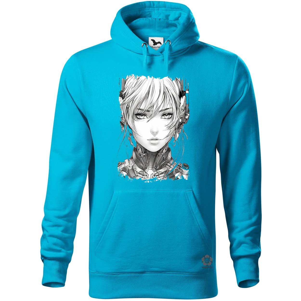 Női anime kiborg v1 egyedi  pulóver 