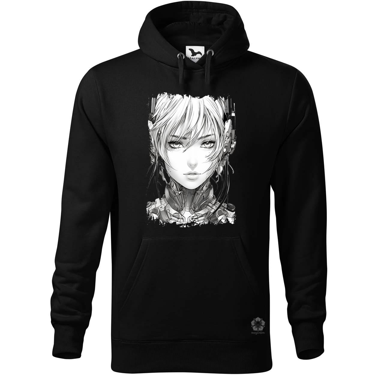Női anime kiborg v1 egyedi  pulóver 
