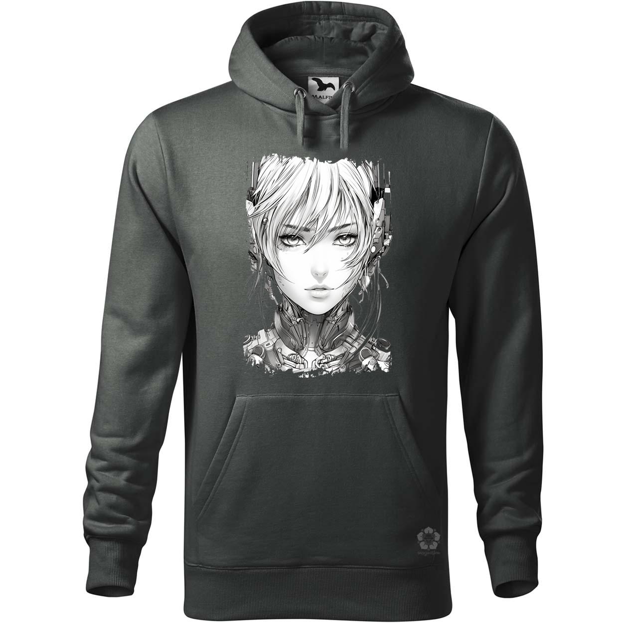 Női anime kiborg v1 egyedi  pulóver 