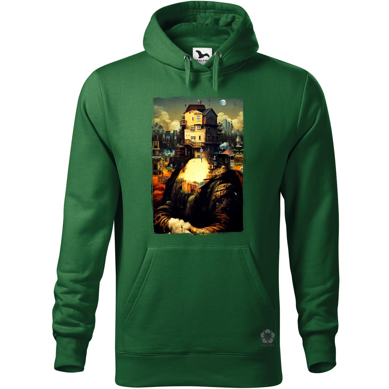 Pareidolia Mona Lisa város fantázia v2 egyedi  pulóver 