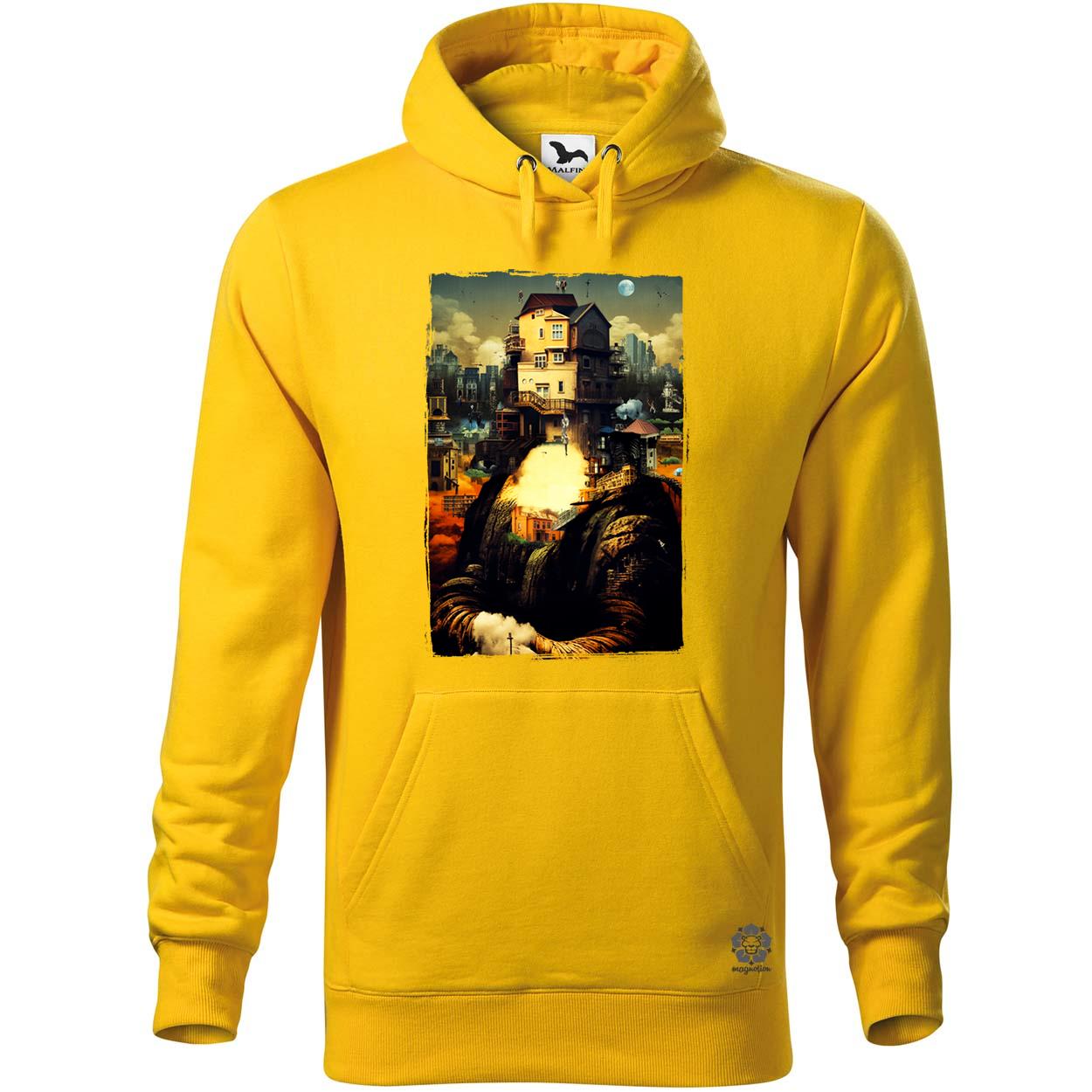 Pareidolia Mona Lisa város fantázia v2 egyedi  pulóver 