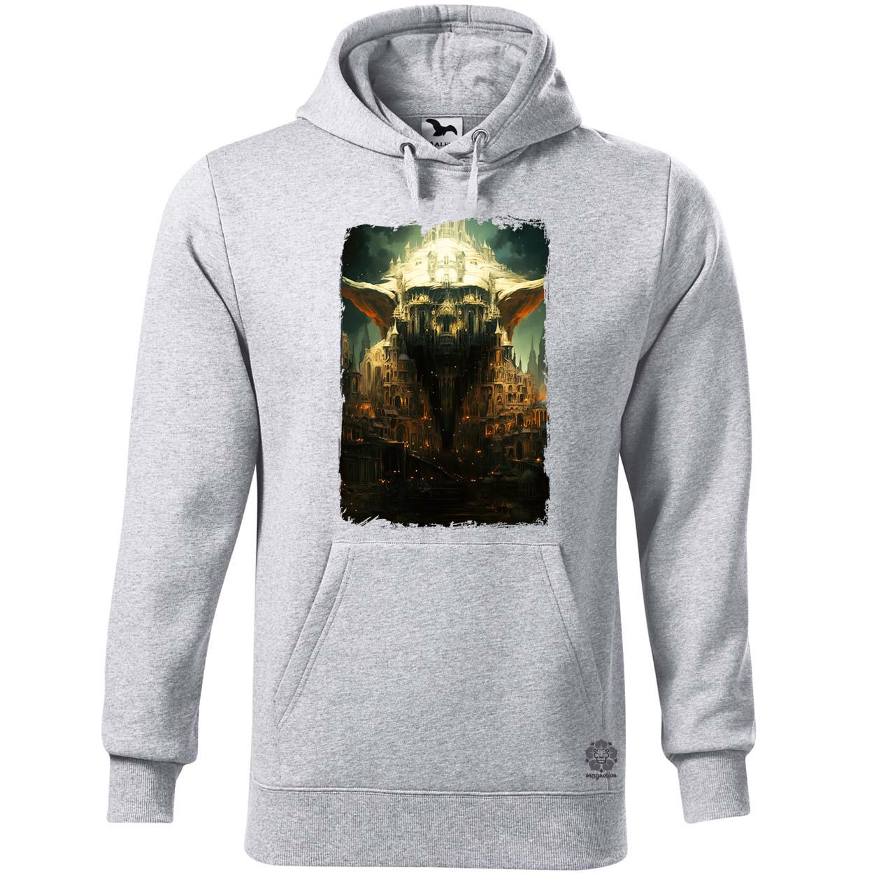 Pareidolia Yoda város fantázia v3 egyedi  pulóver 