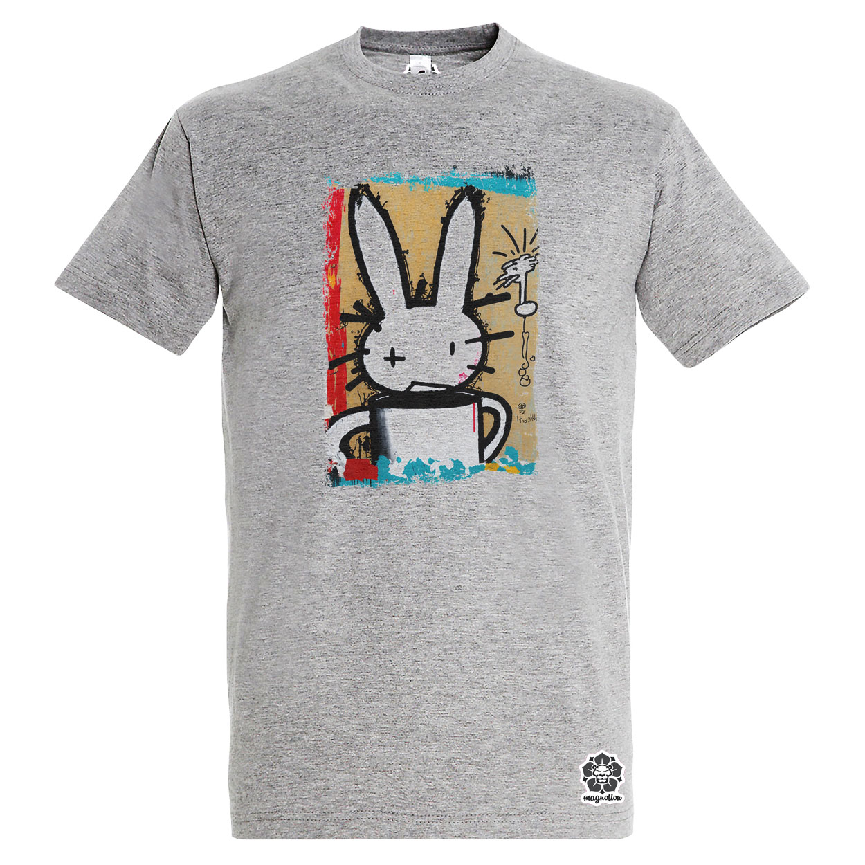 Basquiat digitális művészet v3 egyedi póló 