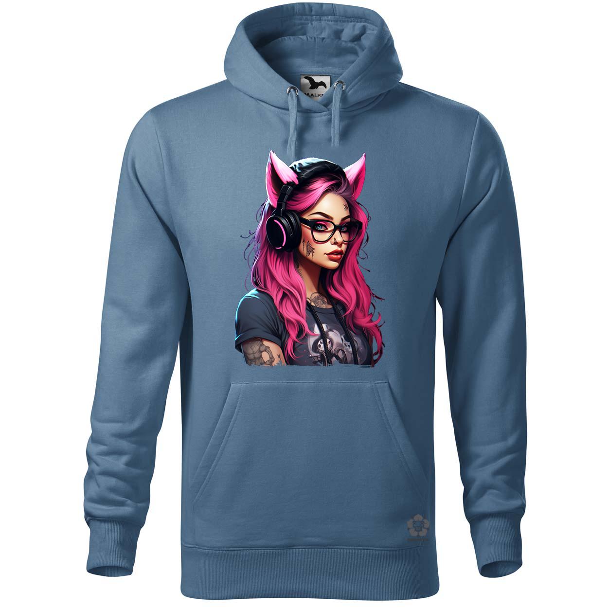 Pink gamer macskalány v5 egyedi  pulóver 
