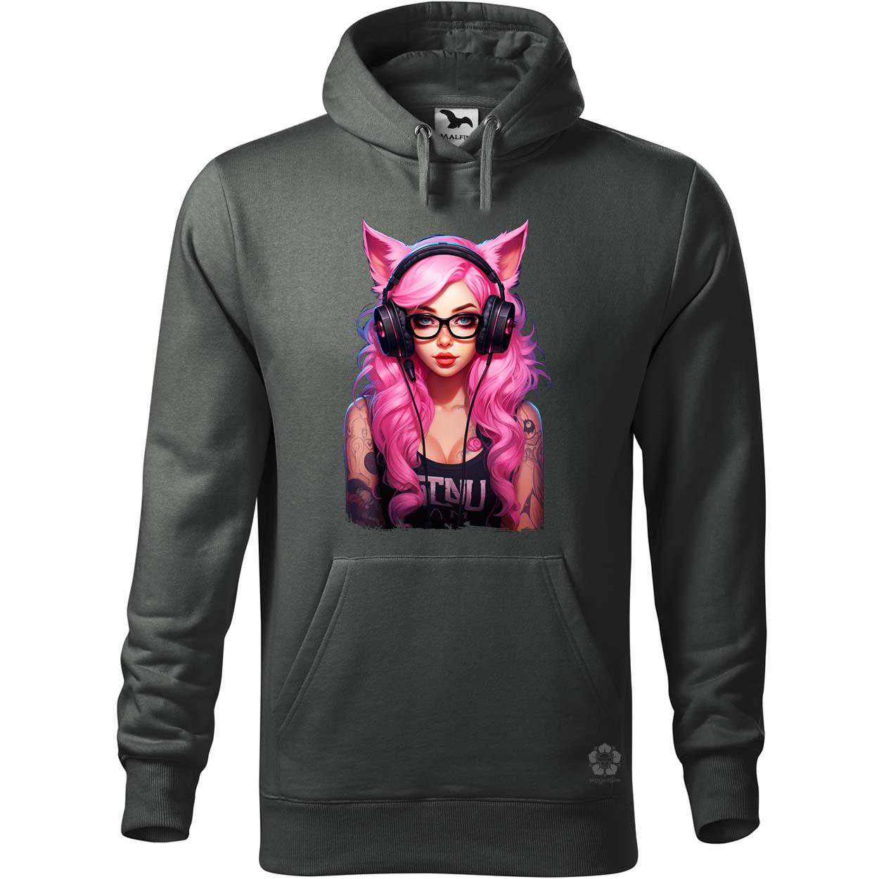 Pink gamer macskalány v7 egyedi  pulóver 
