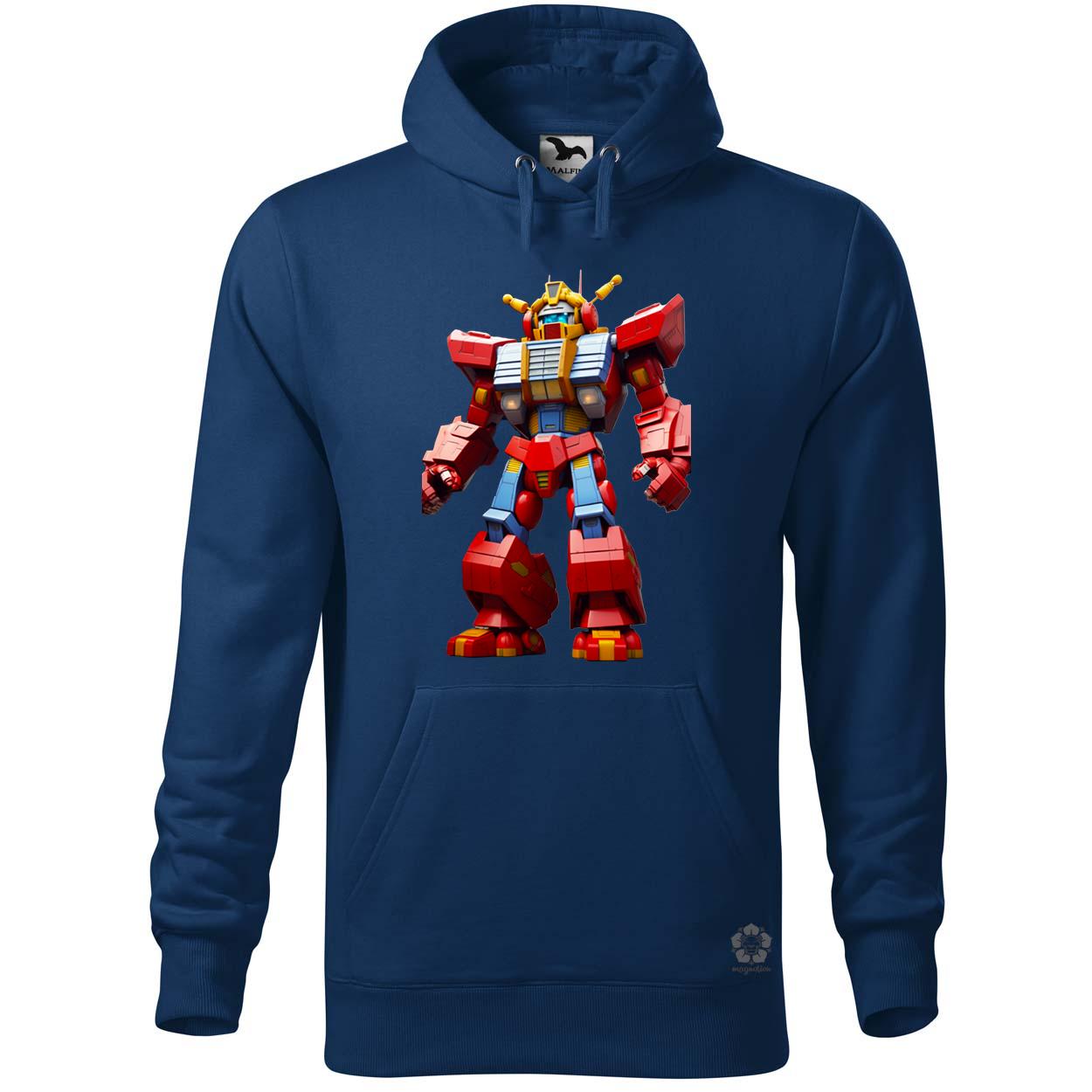 Piros mecha egyedi  pulóver 