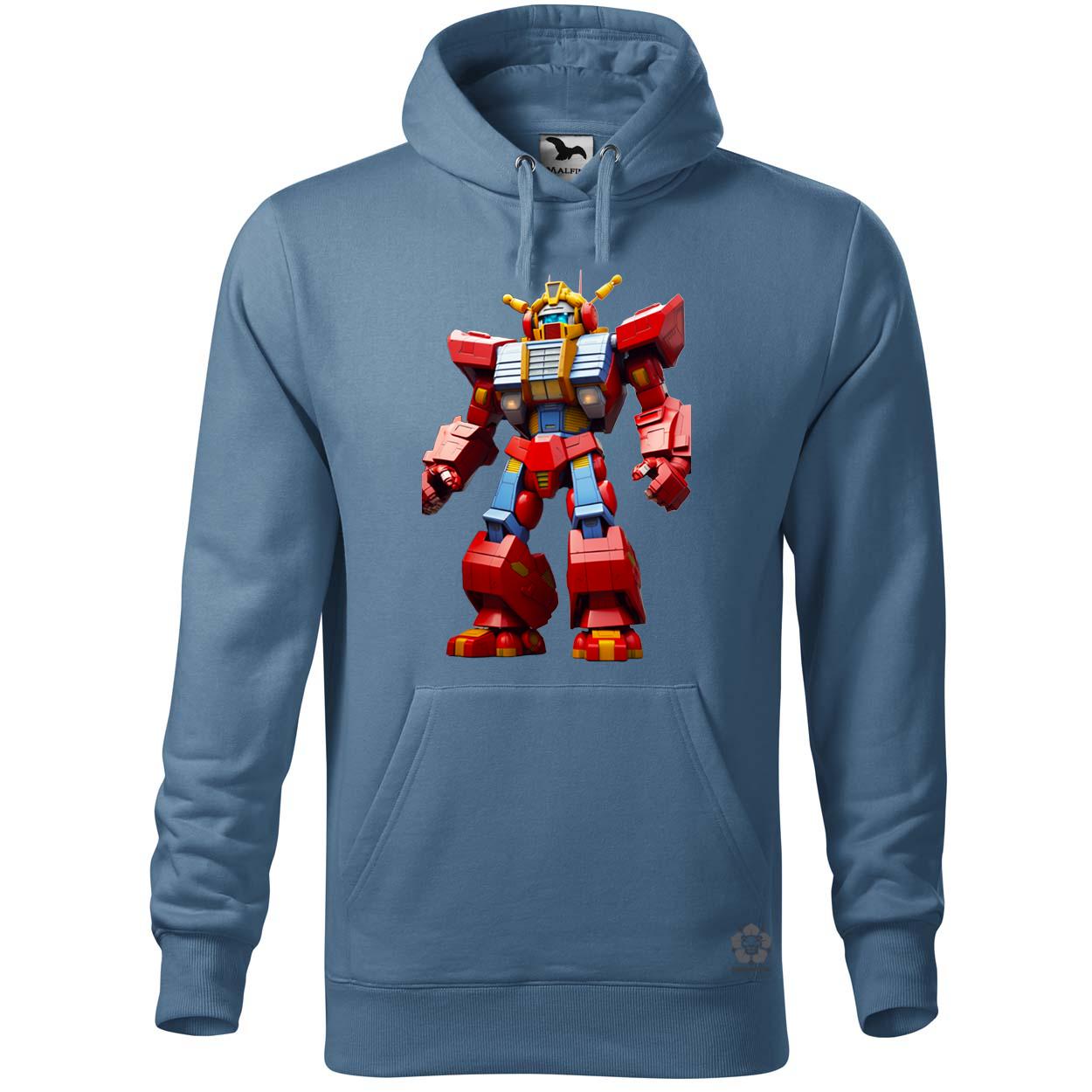Piros mecha egyedi  pulóver 