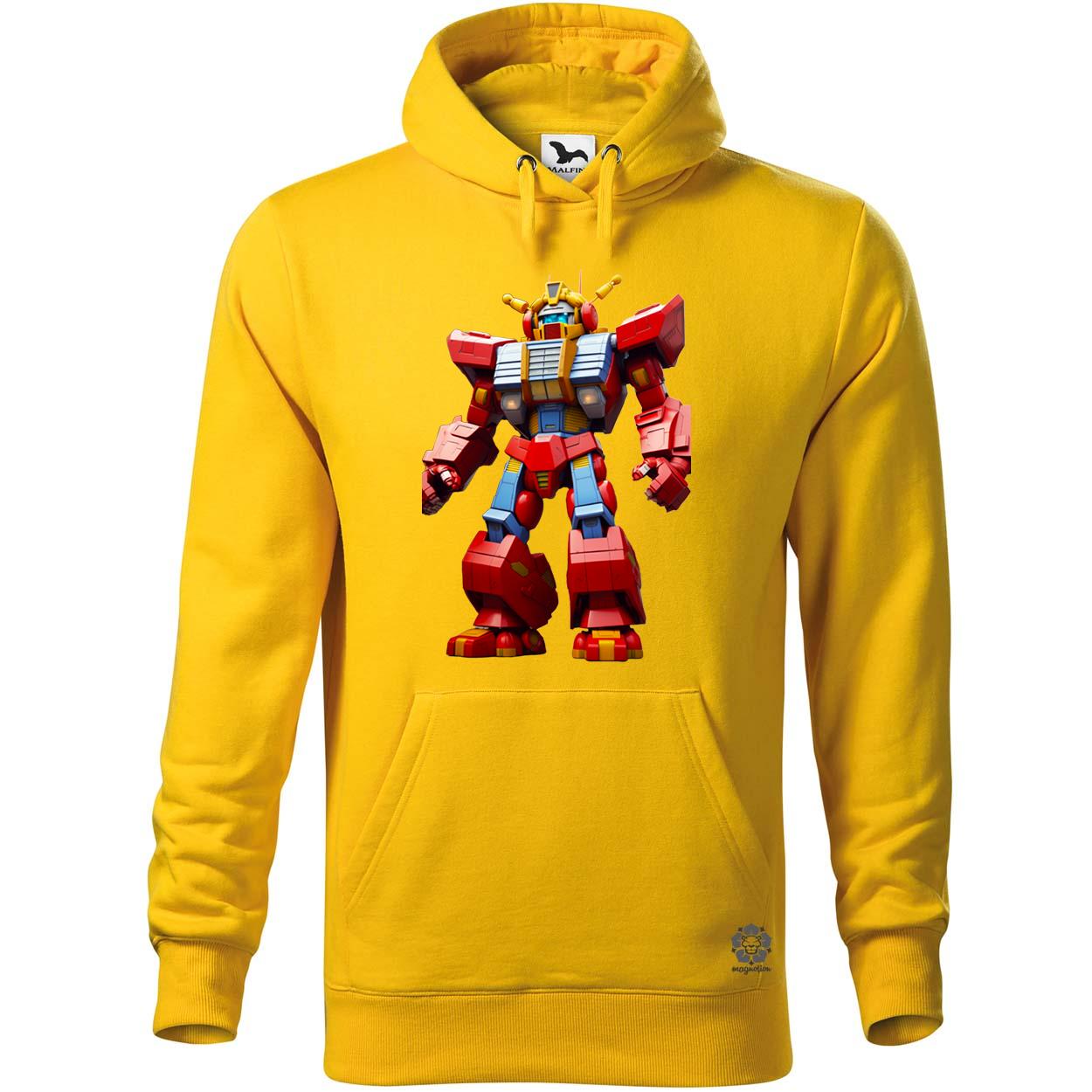 Piros mecha egyedi  pulóver 