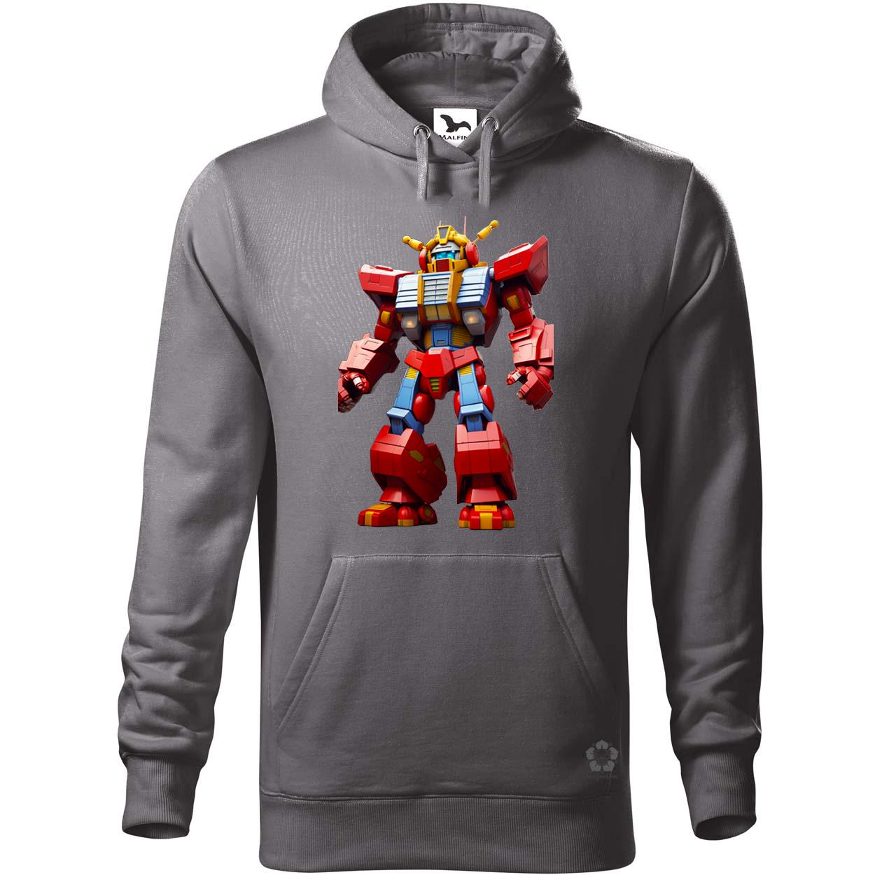Piros mecha egyedi  pulóver 