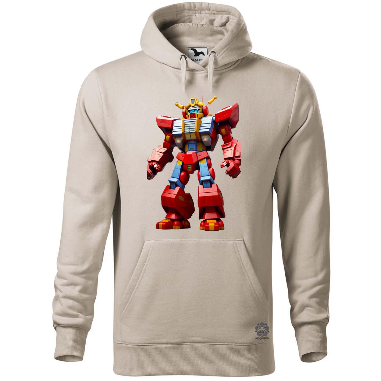 Piros mecha egyedi  pulóver 