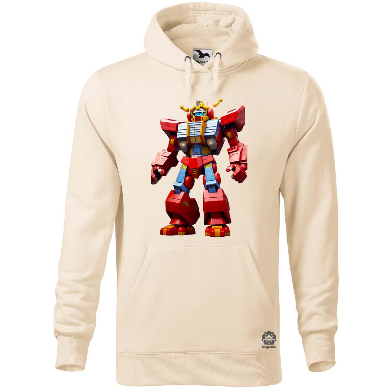 Piros mecha egyedi  pulóver 